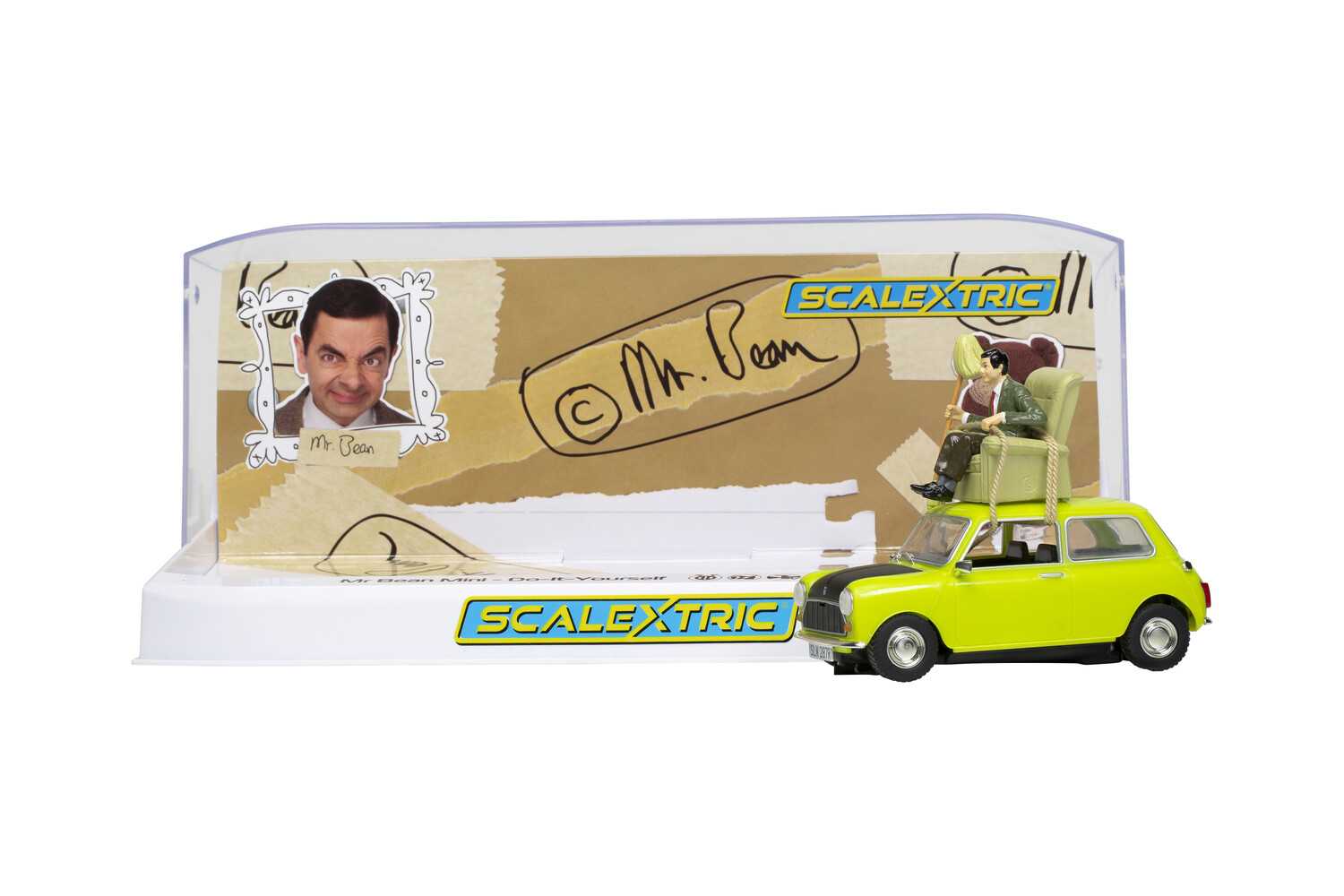 Autíčko Film & TV SCALEXTRIC C4334 - Mr Bean Mini - Do-It-Yourself (1:32)