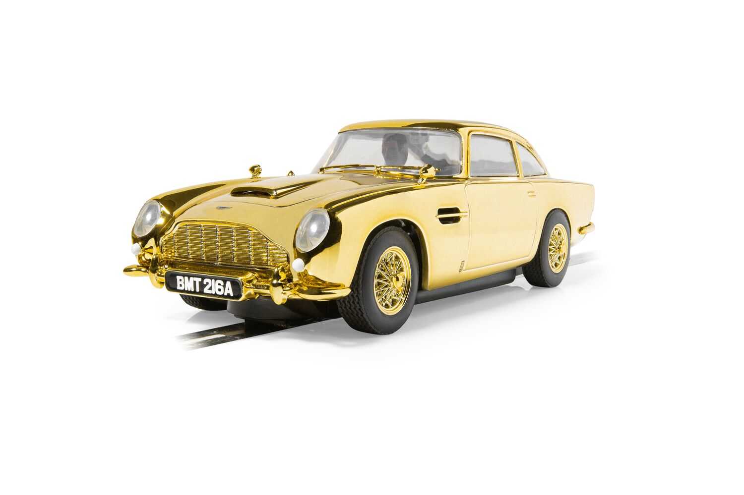 Autíčko Film&TV SCALEXTRIC C4550A - James Bond Aston Martin DB5 - Goldfinger - 60th Anniversary Gold Edition (1:32)