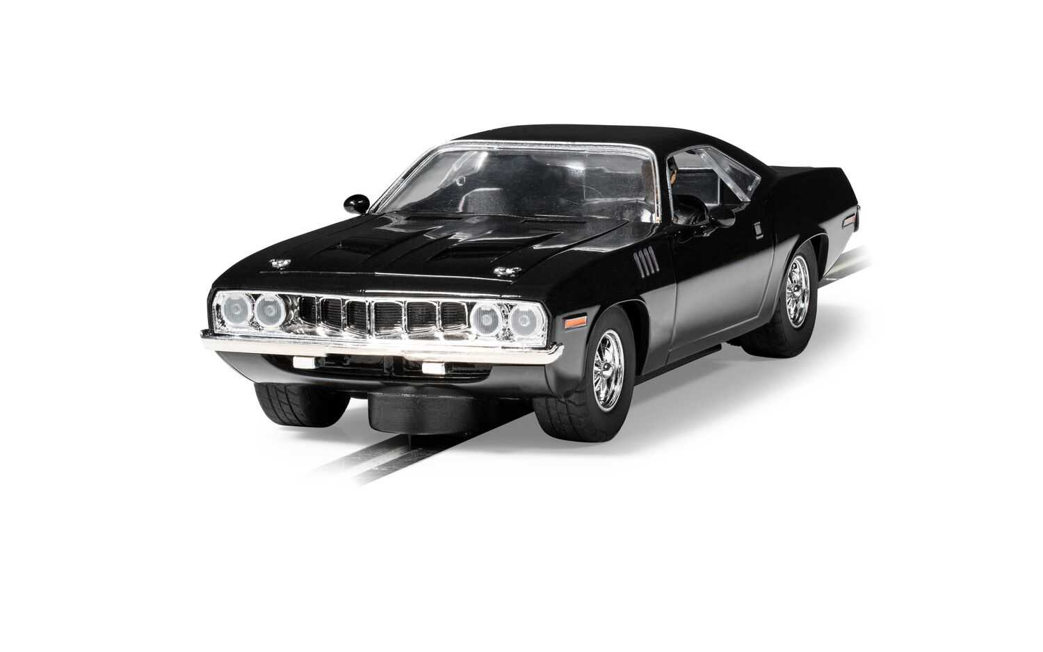 Autíčko Film & TV SCALEXTRIC C4595 - John Wick Plymouth Barracuda - John Wick Chapter 4 (1:32)