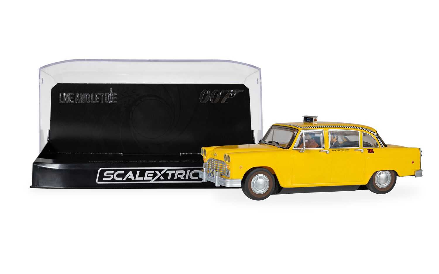 Autíčko Film & TV SCALEXTRIC C4606 - James Bond Checker Taxi Cab - Live And Let Die (1:32)