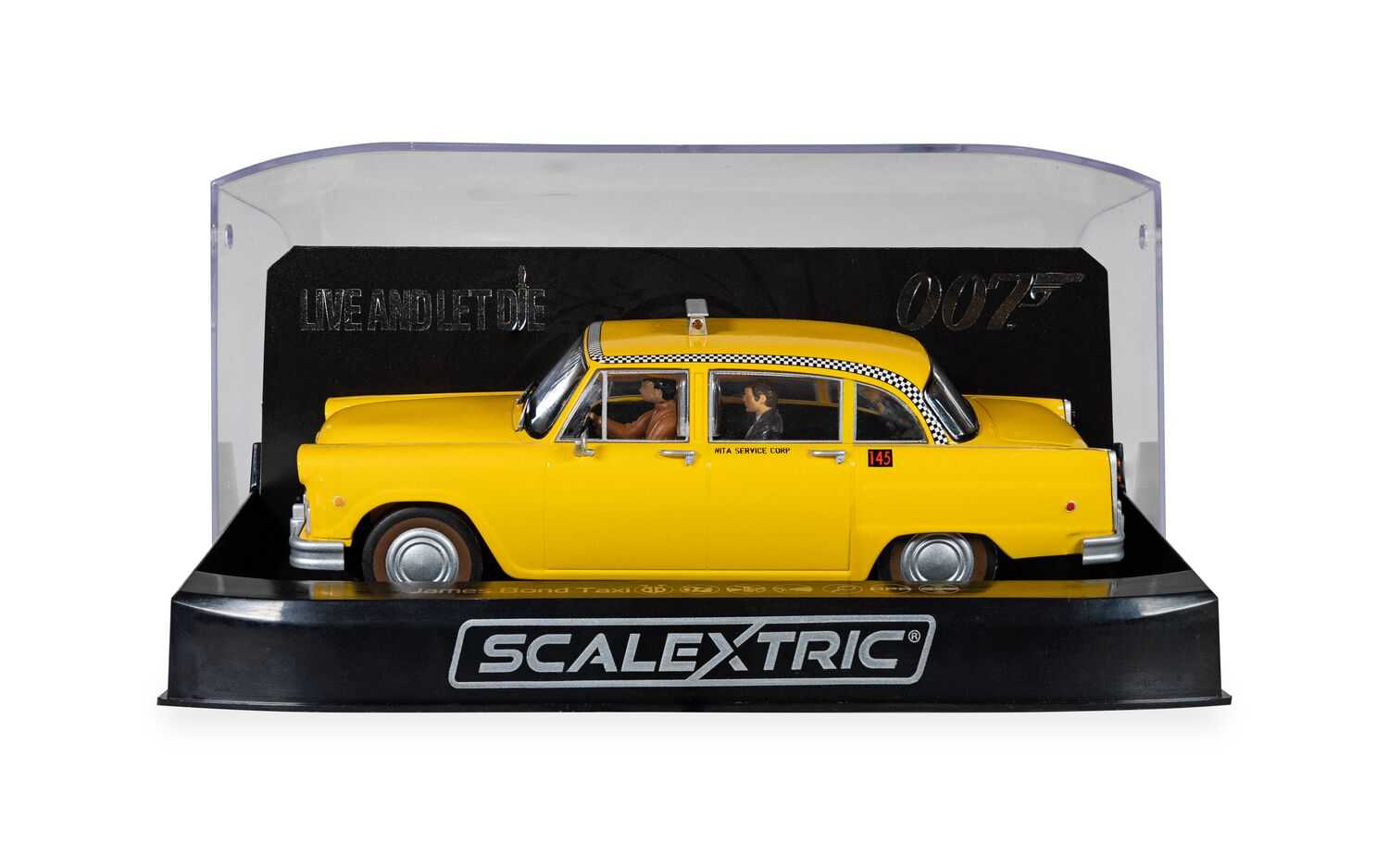 Autíčko Film & TV SCALEXTRIC C4606 - James Bond Checker Taxi Cab - Live And Let Die (1:32)