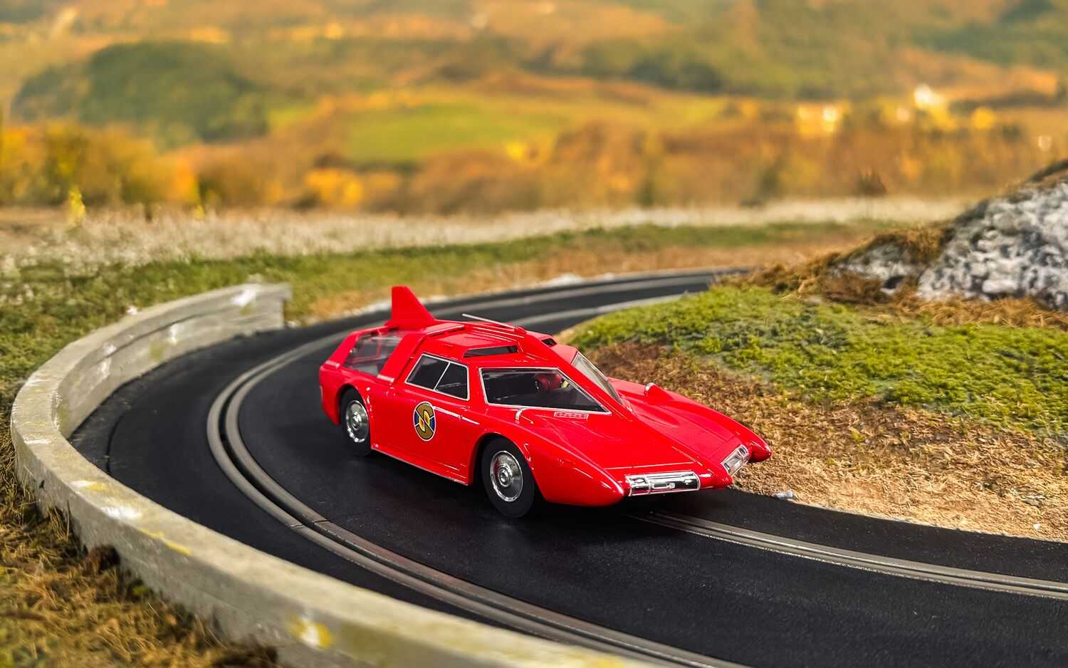 Autíčko Film & TV SCALEXTRIC C4641 - Captain Scarlett Spectrum Patrol Car (1:32)