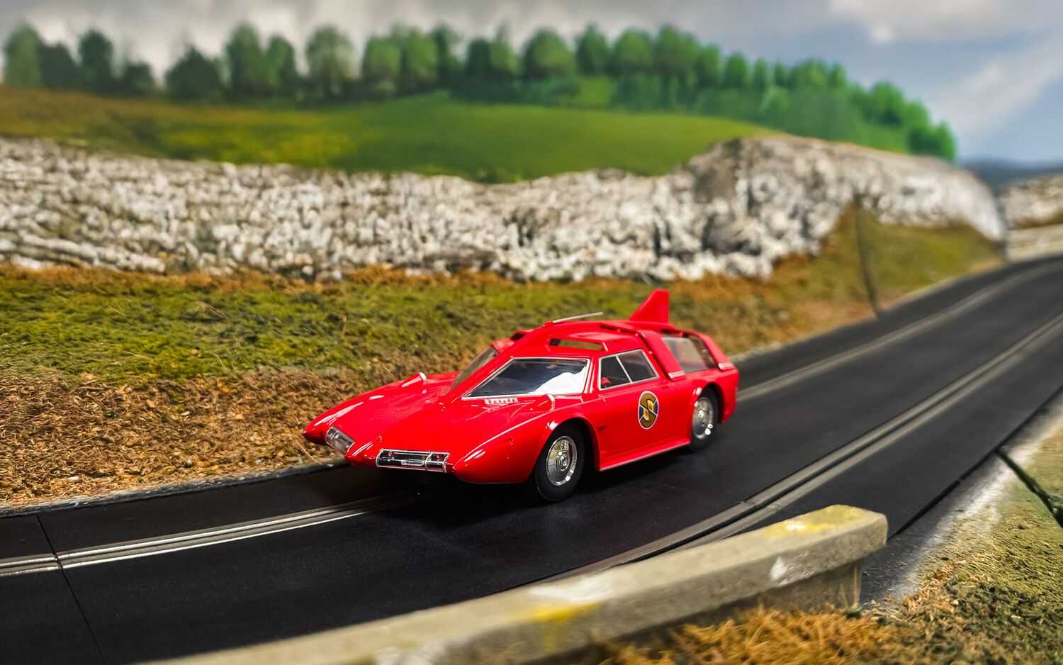 Autíčko Film & TV SCALEXTRIC C4641 - Captain Scarlett Spectrum Patrol Car (1:32)