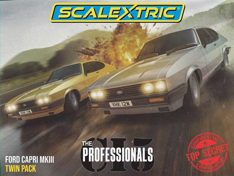 Autíčko Film & TV SCALEXTRIC C4642 - The Professionals Capri Twin Pack (1:32)