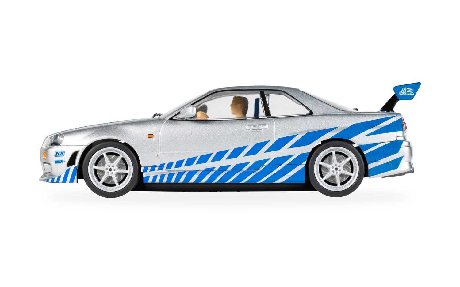 Autíčko Film & TV SCALEXTRIC C4674 - Nissan R34 Skyline - 2Fast 2Furious (1:32)