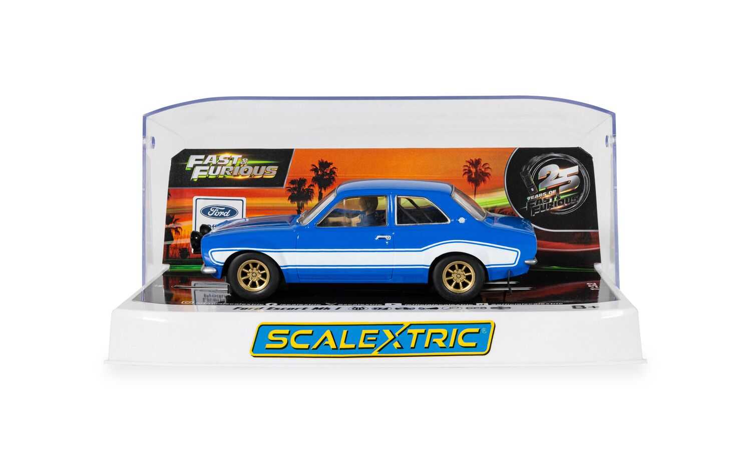 Autíčko Film & TV SCALEXTRIC C4677 - Ford Escort MK1- Fast and Furious Edition (1:32)