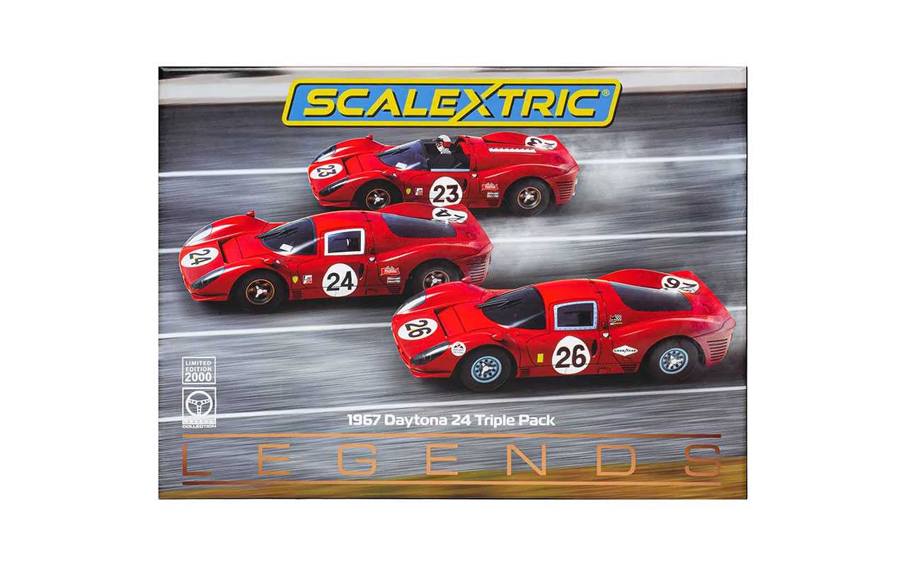 Autíčko GT SCALEXTRIC C4391A - 1967 Daytona 24 Triple Pack (1:32) 28-C4391A