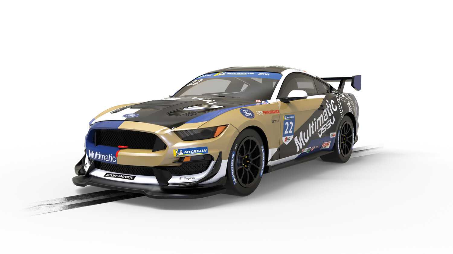 Autíčko GT SCALEXTRIC C4403 - Ford Mustang GT4 - Canadian GT 2021 - Multimatic Motorsport (1:32)
