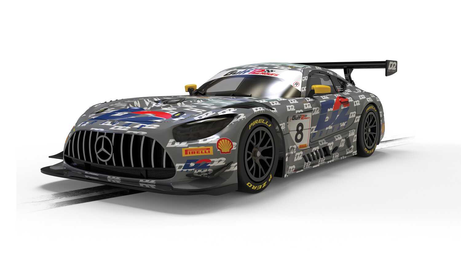 Autíčko GT SCALEXTRIC C4496 - Mercedes AMG GT3 - RAM Racing - D2 (1:32)