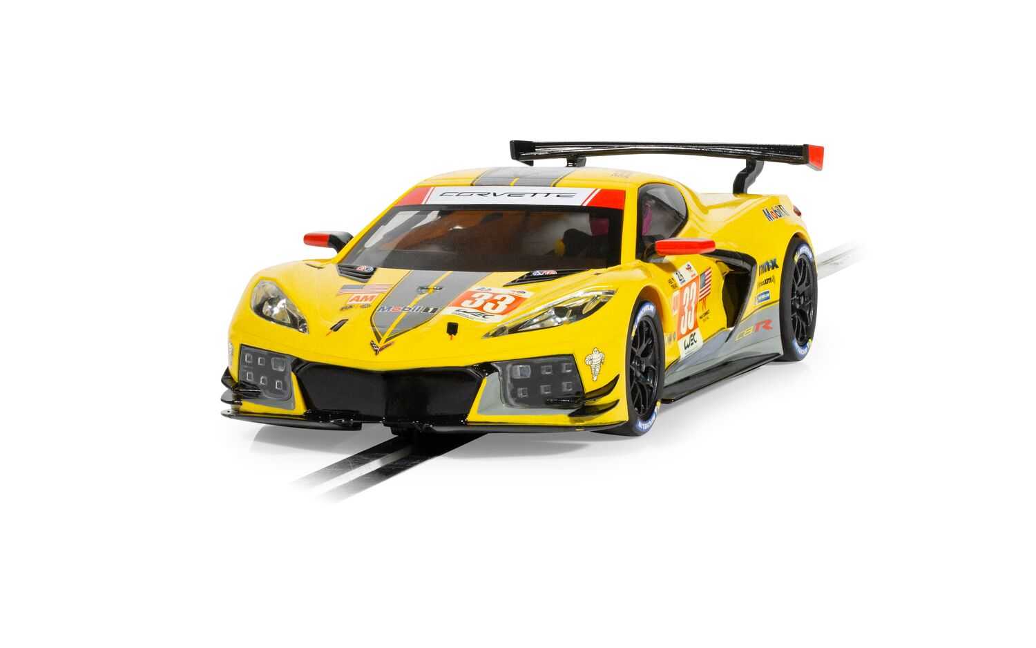 Autíčko GT SCALEXTRIC C4558 - Chevrolet Corvette C8.R - 24 Hours of LeMans 2023 - GTE AM Winner (1:32)