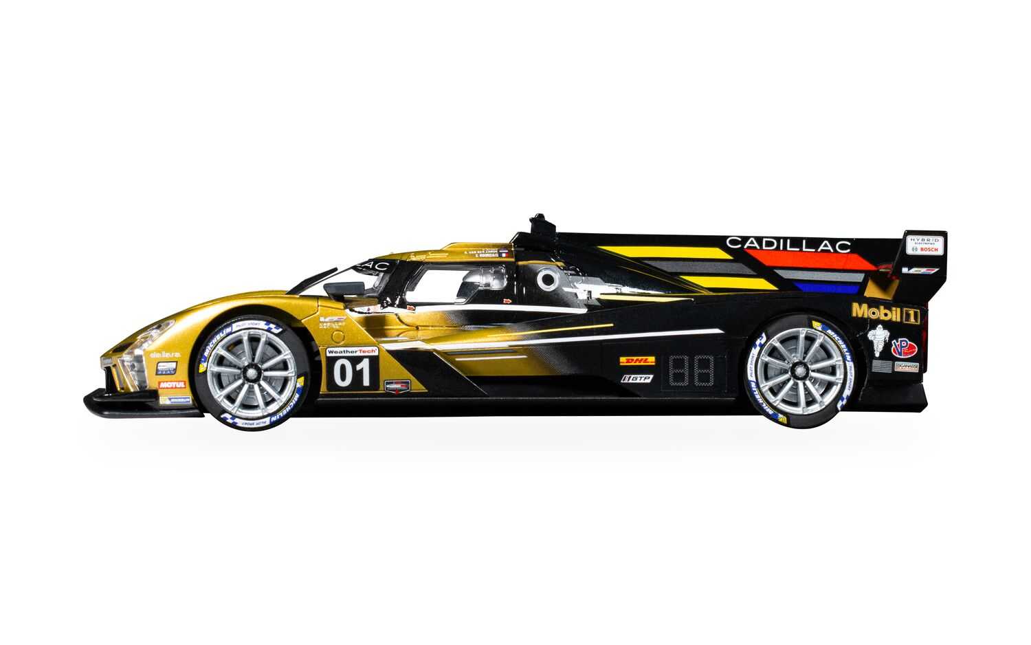 Autíčko GT SCALEXTRIC C4586 - Cadillac V-Series.R - Cadillac Racing No.01 - 12 Hours of Sebring 2024 (1:32)