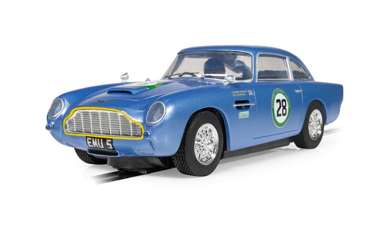 Autíčko GT SCALEXTRIC C4599 - Aston Martin DB5 - Blue / Yellow - Historic GT Racing (1:32)