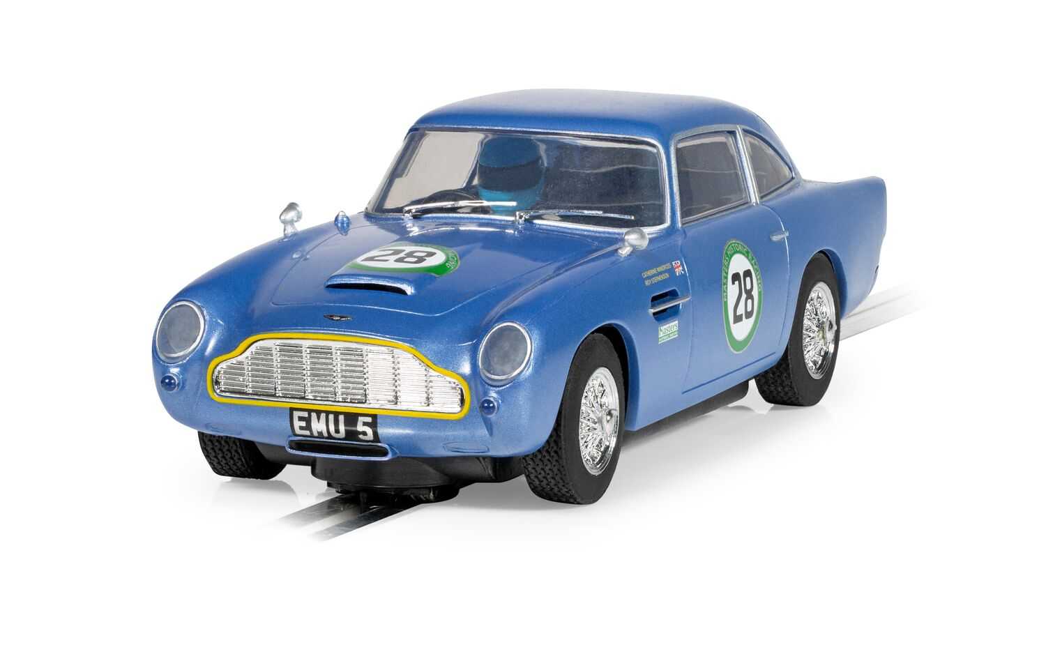 Autíčko GT SCALEXTRIC C4599 - Aston Martin DB5 - Blue / Yellow - Historic GT Racing (1:32)