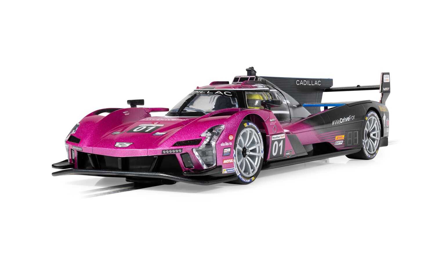 Autíčko GT SCALEXTRIC C4611 - Cadillac V-Series R - Road Atlanta 2024 - Pink (1:32)