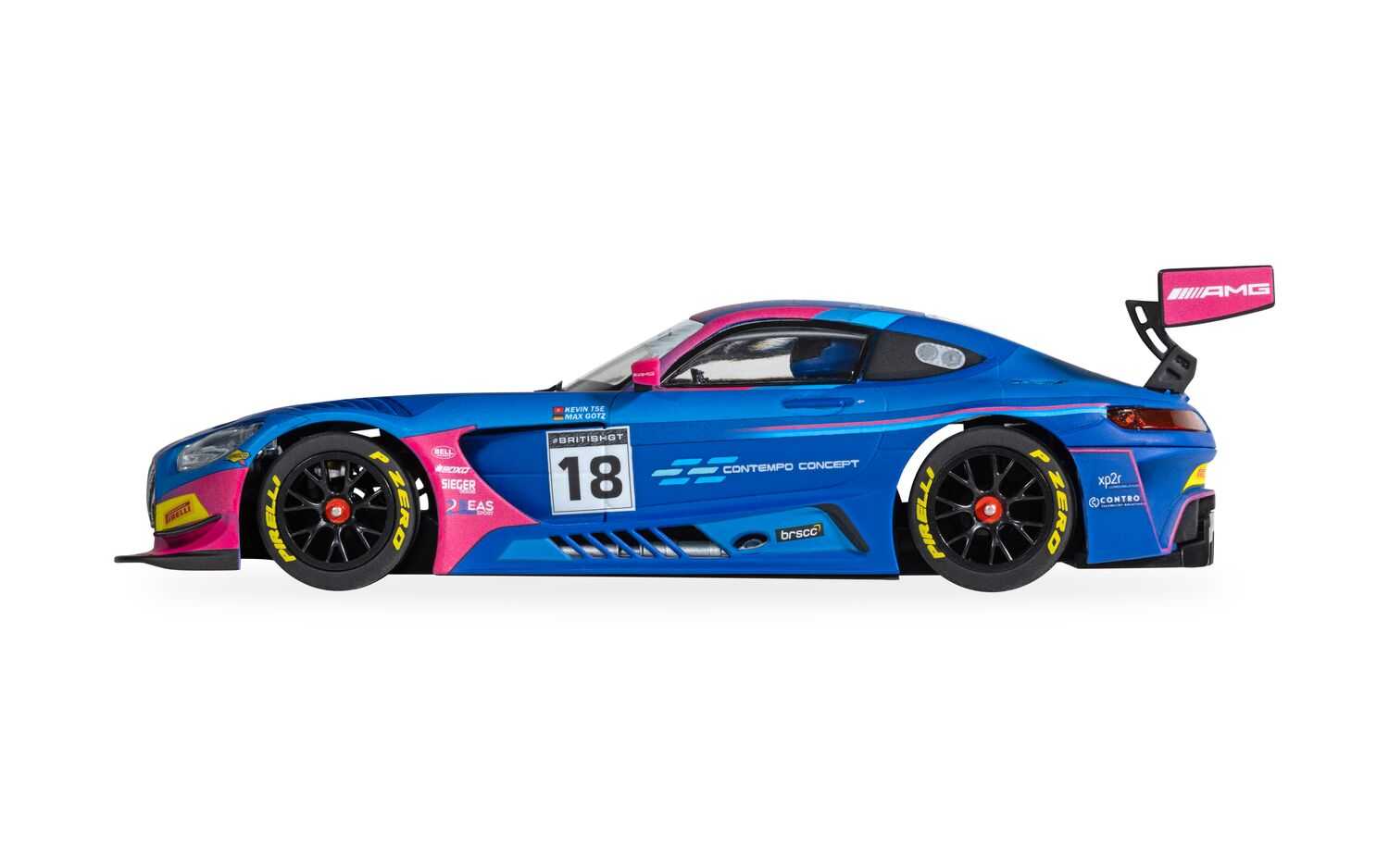 Autíčko GT SCALEXTRIC C4623 - Mercedes AMG GT3 - British GT 2024 - 2Seas Motorsport (1:32)