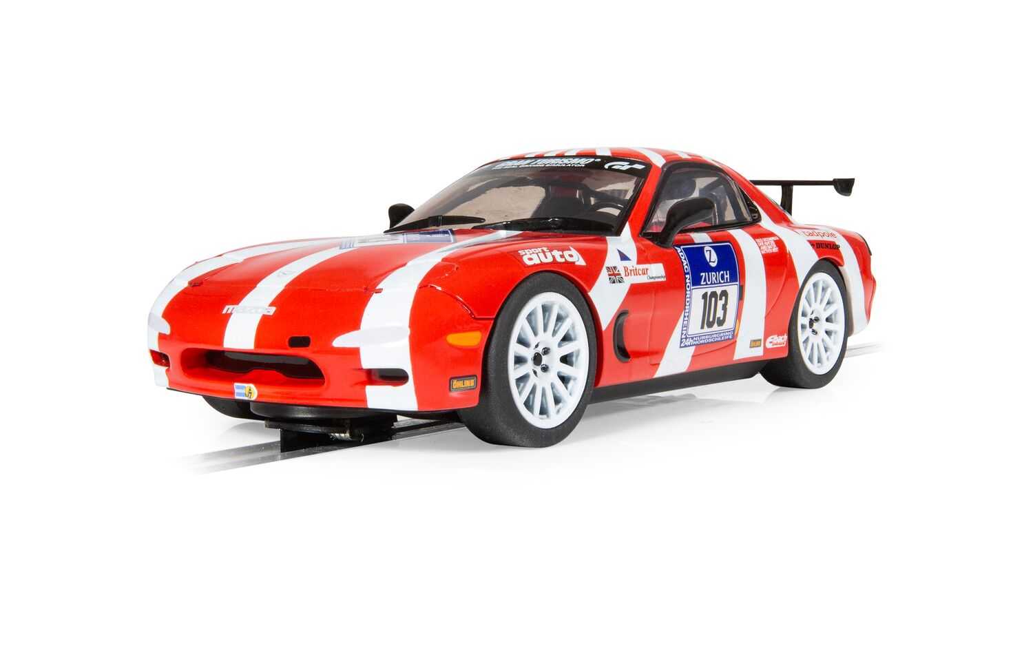 Autíčko GT SCALEXTRIC C4626 - Mazda RX7 FD - Nurburgring 24 2007 (1:32)