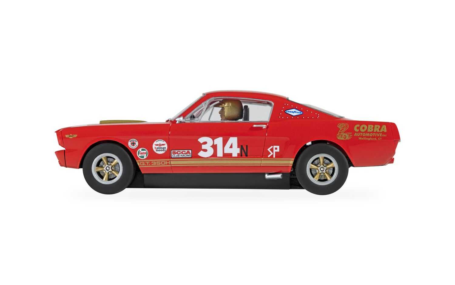 Autíčko GT SCALEXTRIC C4658 - Shelby GT350H - Red and Gold (1:32)