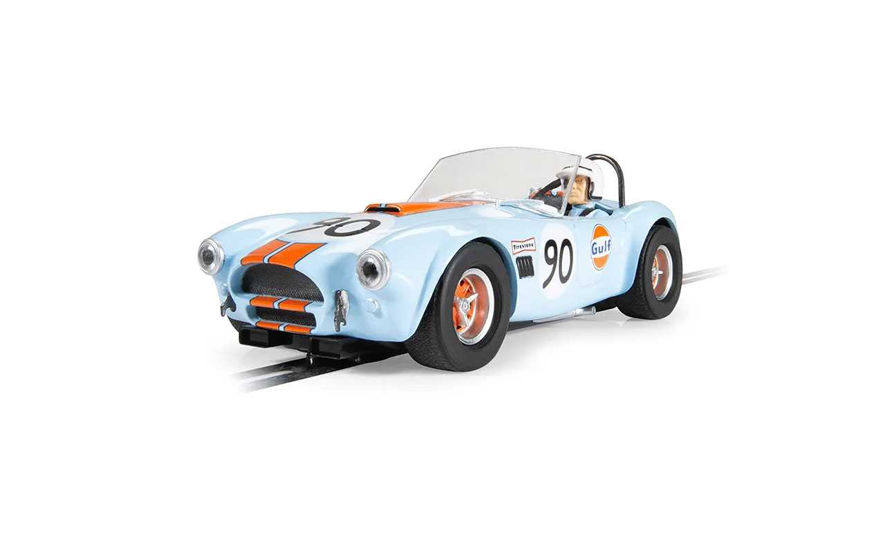 Autíčko Gulf SCALEXTRIC C4509 - Shelby Cobra (1:32) 28-C4509