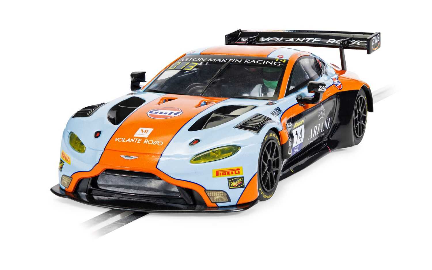 Autíčko Gulf SCALEXTRIC C4655 - Aston Martin GT3 Vantage - Bathurst 2025 (1:32)