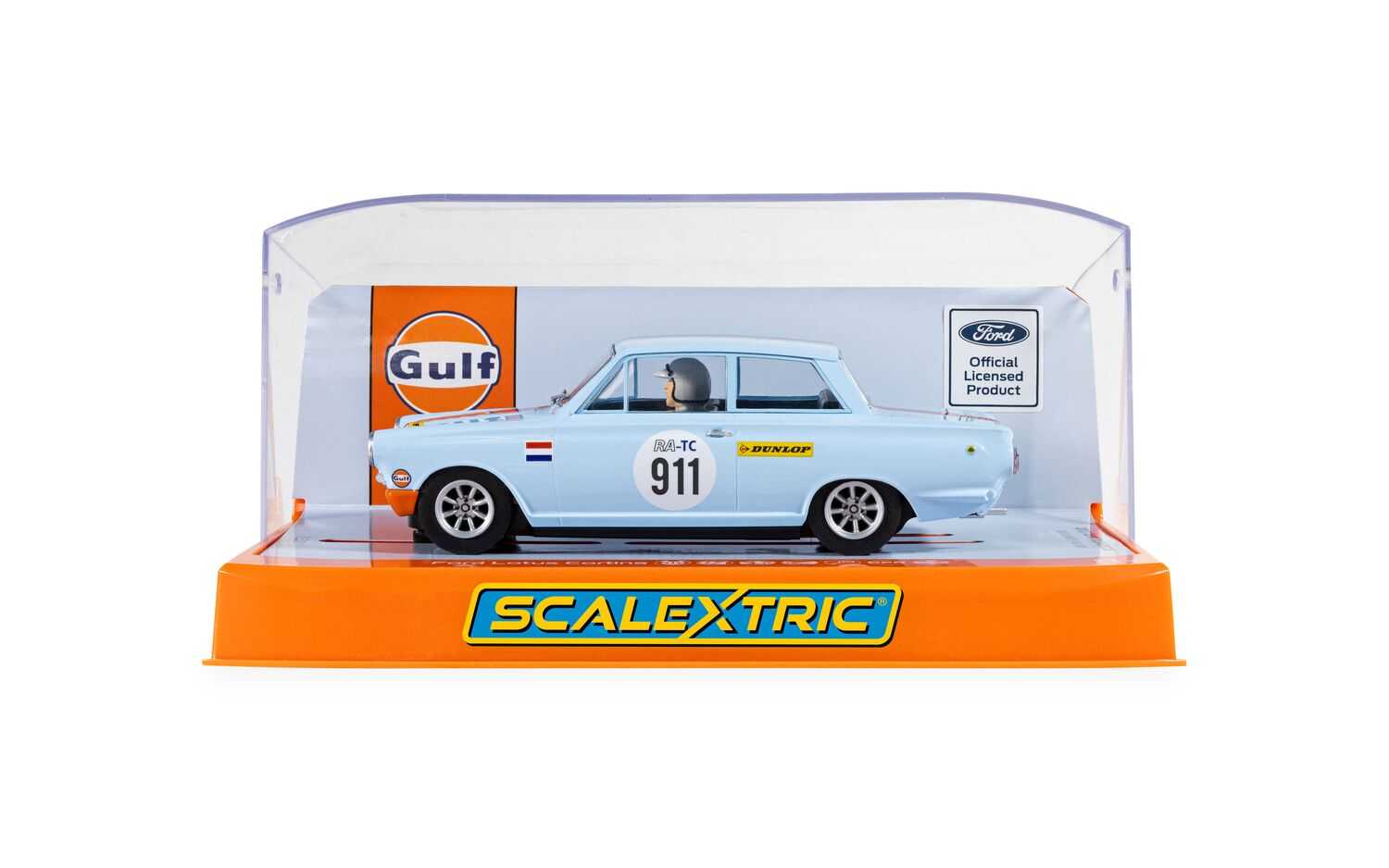 Autíčko Gulf SCALEXTRIC C4669 - Ford Lotus Cortina (1:32)