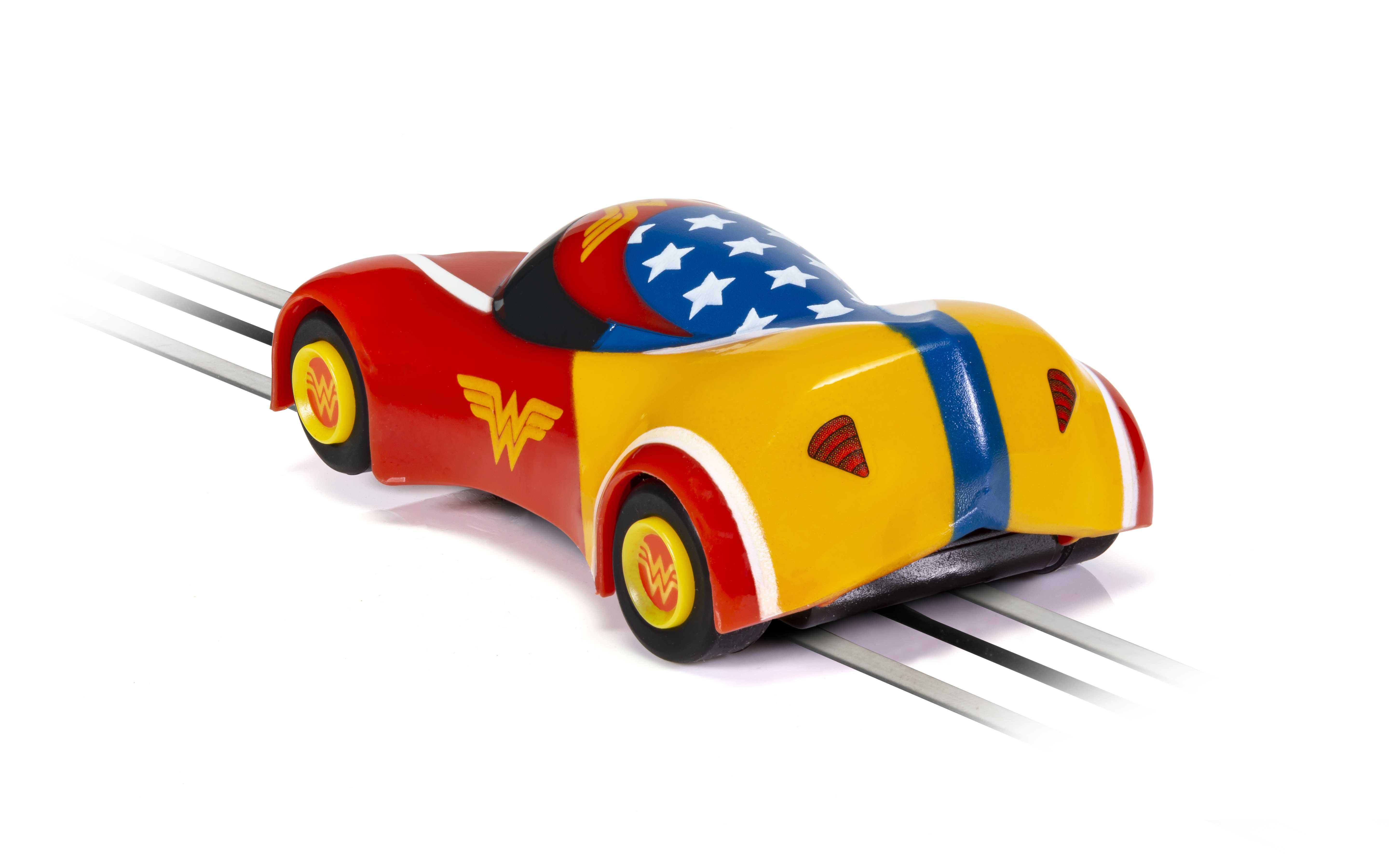 Autíčko MICRO SCALEXTRIC G2168 - Justice League Wonder Woman Car (1:64)