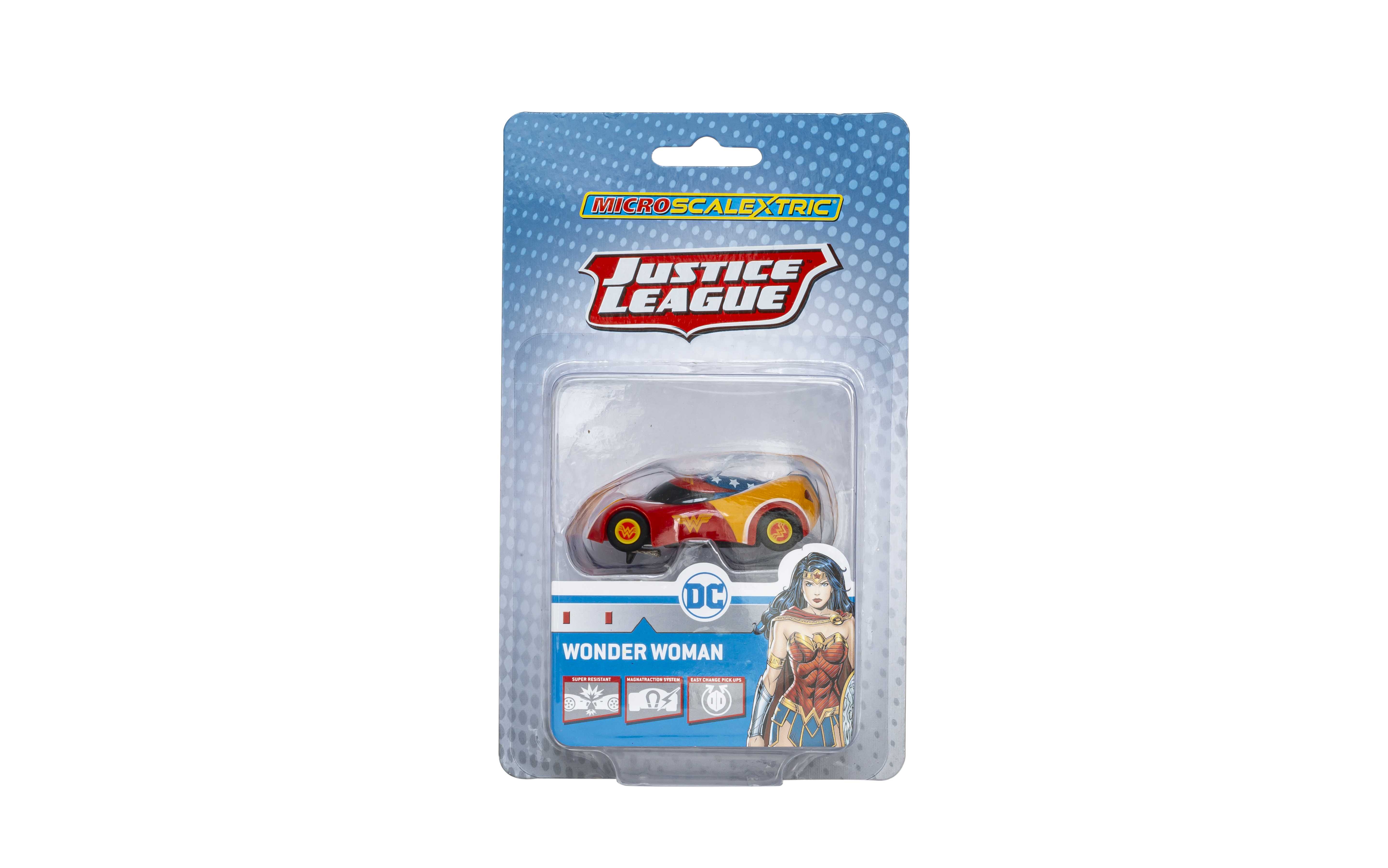 Autíčko MICRO SCALEXTRIC G2168 - Justice League Wonder Woman Car (1:64)