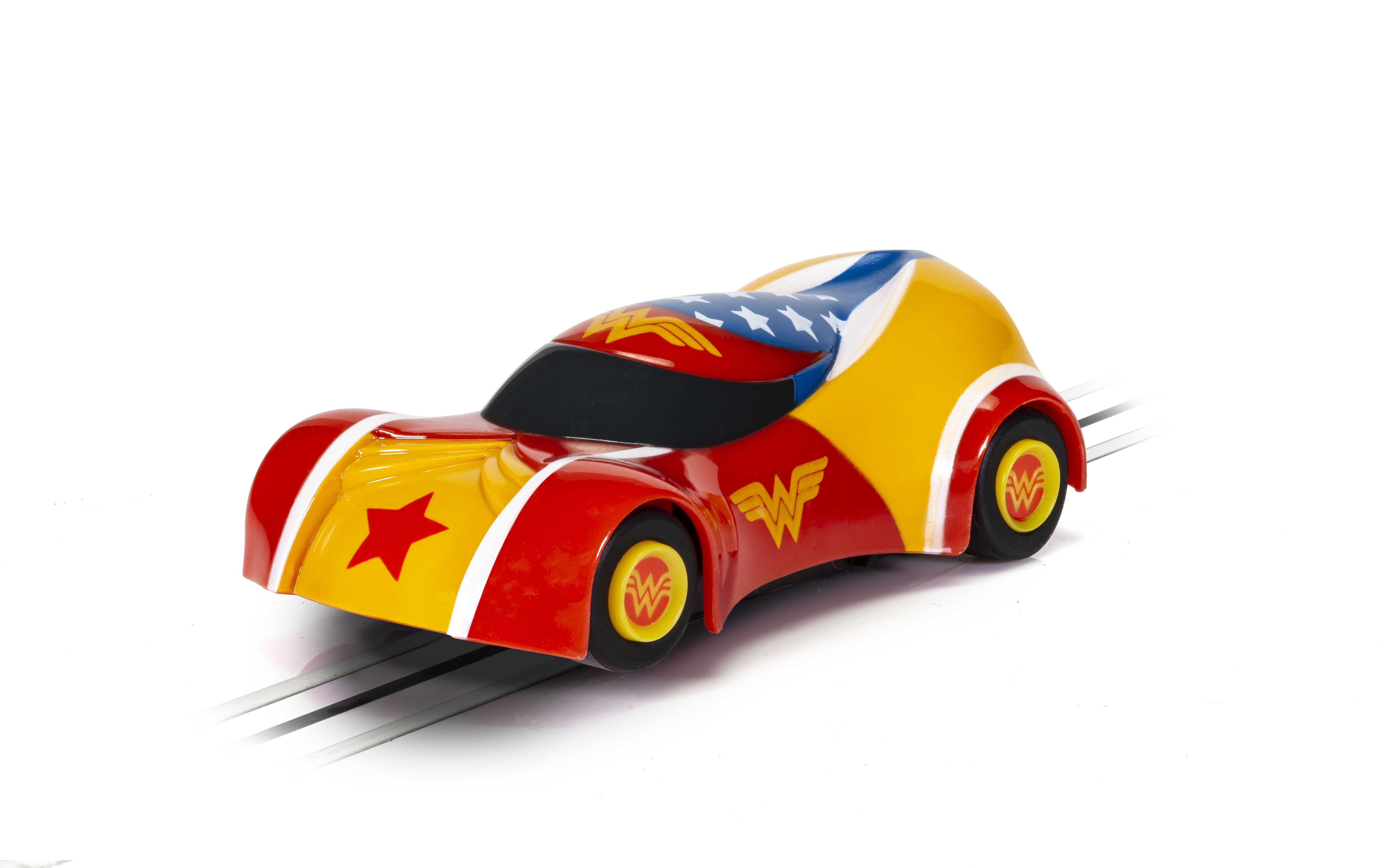 Autíčko MICRO SCALEXTRIC G2168 - Justice League Wonder Woman Car (1:64) 28-G2168