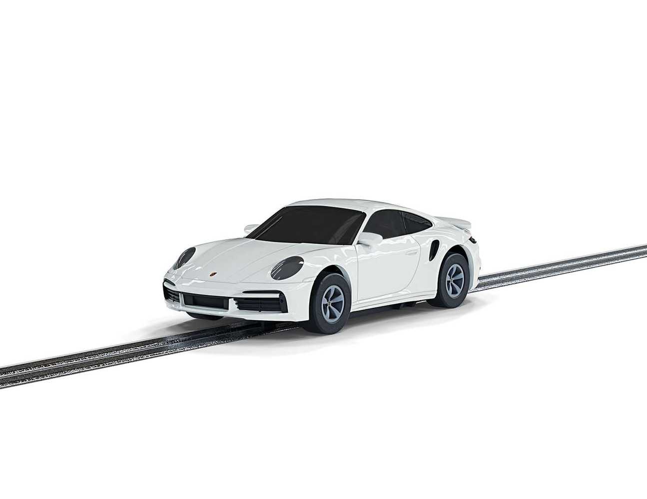 Autíčko MICRO SCALEXTRIC G2214 - Micro Scalextric Porsche 911 Turbo Car - White (1:64) 28-G2214