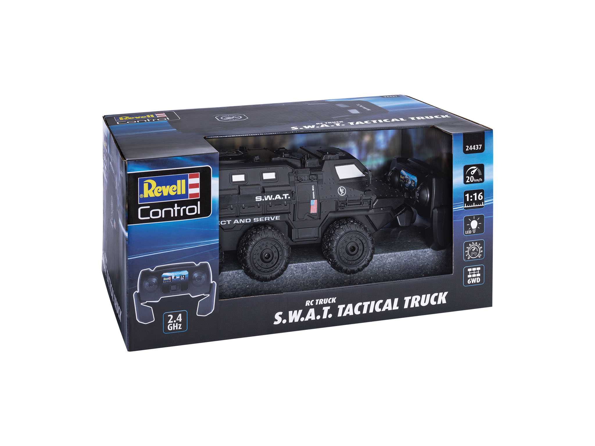 Autíčko REVELL 24437 - SWAT Tactical Truck 18-24437