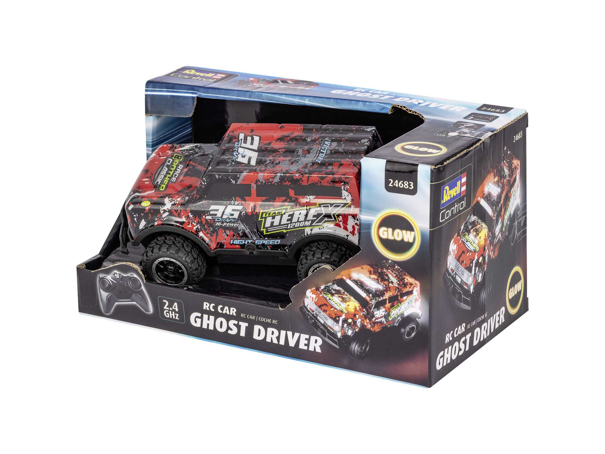 Autíčko REVELL 24683 - Ghost Driver (Red)