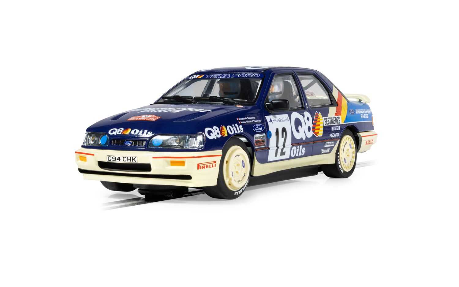 Autíčko Rally SCALEXTRIC C4607 - Ford Sierra Sapphire Cosworth - 1991 Monte Carlo Rally - Francois Delecour (1:32)