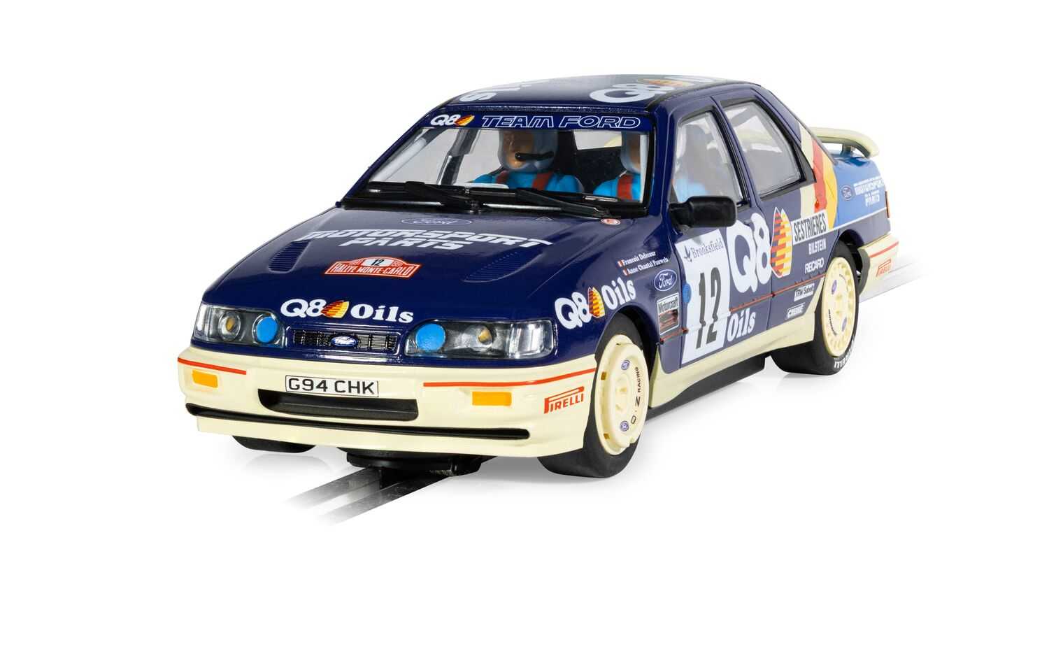 Autíčko Rally SCALEXTRIC C4607 - Ford Sierra Sapphire Cosworth - 1991 Monte Carlo Rally - Francois Delecour (1:32)