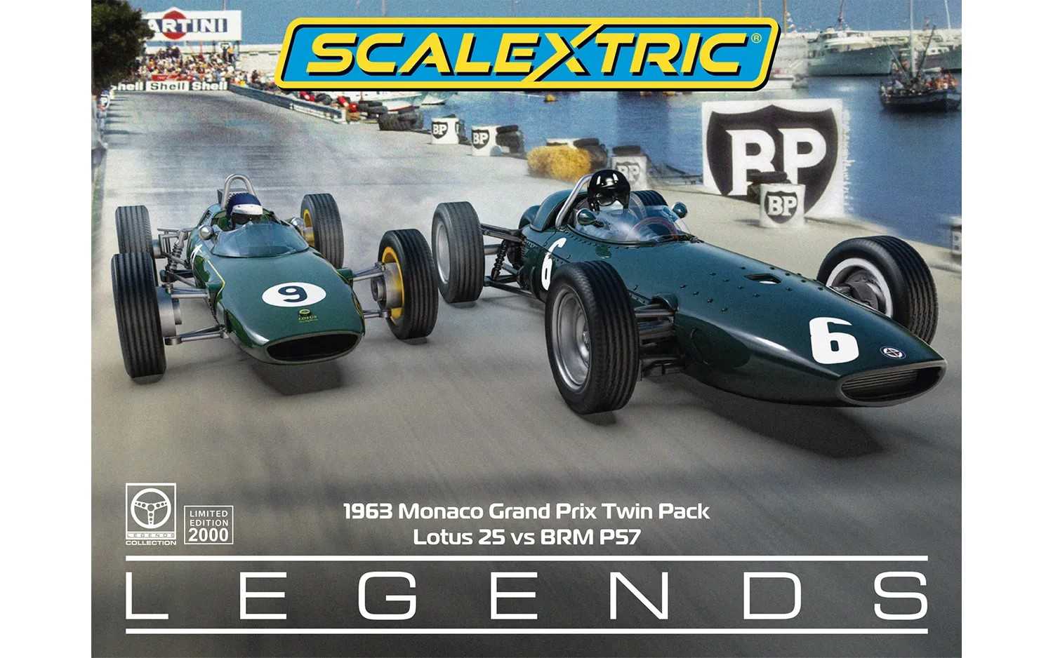 Autíčko Single Seater SCALEXTRIC C4580A - 1963 Monaco Carlo Grand Prix Twin Pack (1:32)