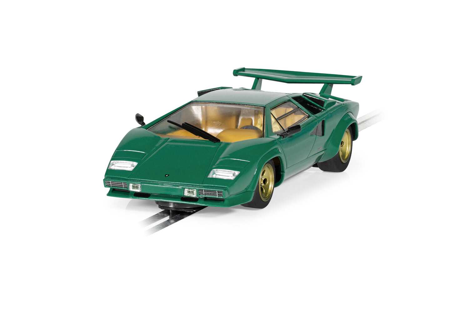 Autíčko Street SCALEXTRIC C4500 - Lamborghini Countach - Green (1:32)