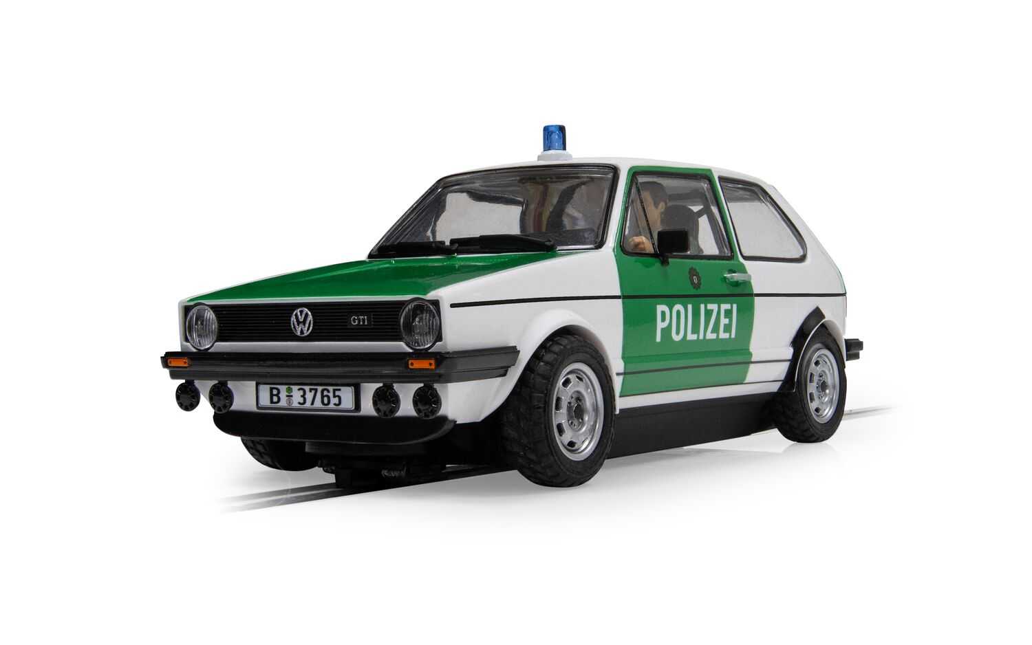 Autíčko Street SCALEXTRIC C4572 - Volkswagen Golf MK1 - Polizei (1:32) 28-C4572