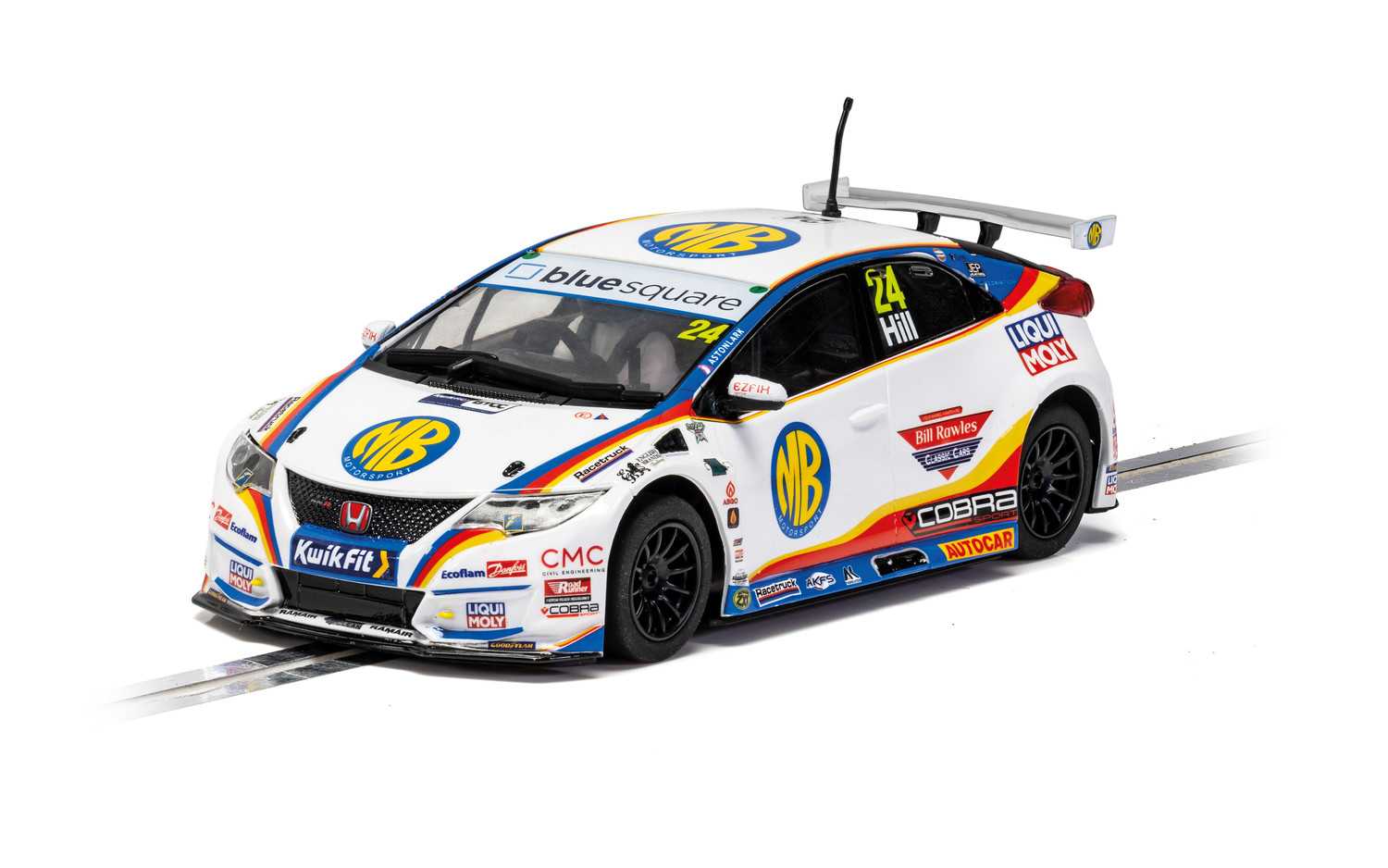 Autíčko Touring SCALEXTRIC C4210 - Honda Civic Type-R NGTC - Jake Hill 2020 (1:32) 28-C4210