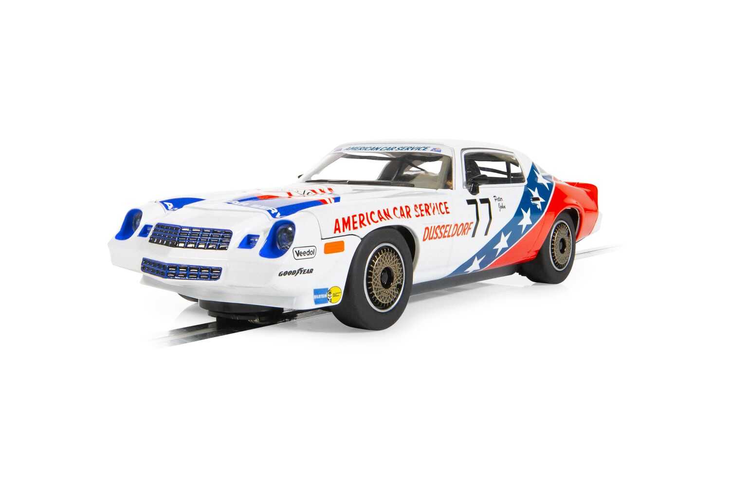 Autíčko Touring SCALEXTRIC C4300 - Chevrolet Camaro Z28 Peter John DTM 1982 (1:32)
