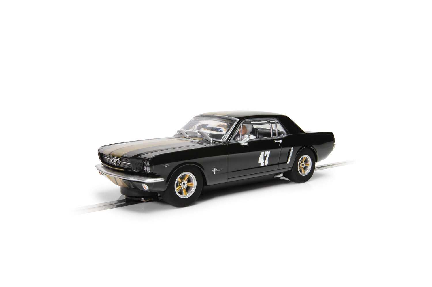 Autíčko Touring SCALEXTRIC C4405 - Ford Mustang - Black and Gold (1:32) 28-C4405