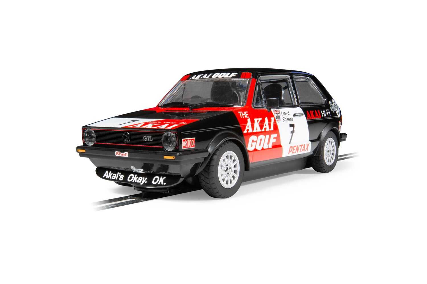 Autíčko Touring SCALEXTRIC C4520 - Volkswagen Golf GTI - Richard Lloyd Racing (1:32) 28-C4520