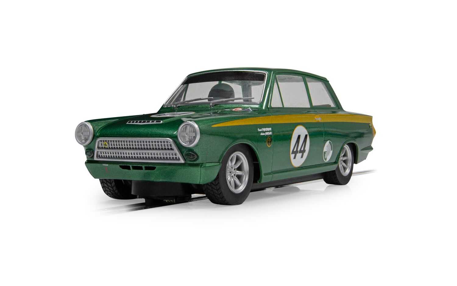 Autíčko Touring SCALEXTRIC C4540 - Ford Lotus Cortina - Goodwood 2023 - Andrew Jordan + David Dickenson (1:32)