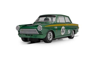 Autíčko Touring SCALEXTRIC C4540 - Ford Lotus Cortina - Goodwood 2023 - Andrew Jordan + David Dickenson (1:32)