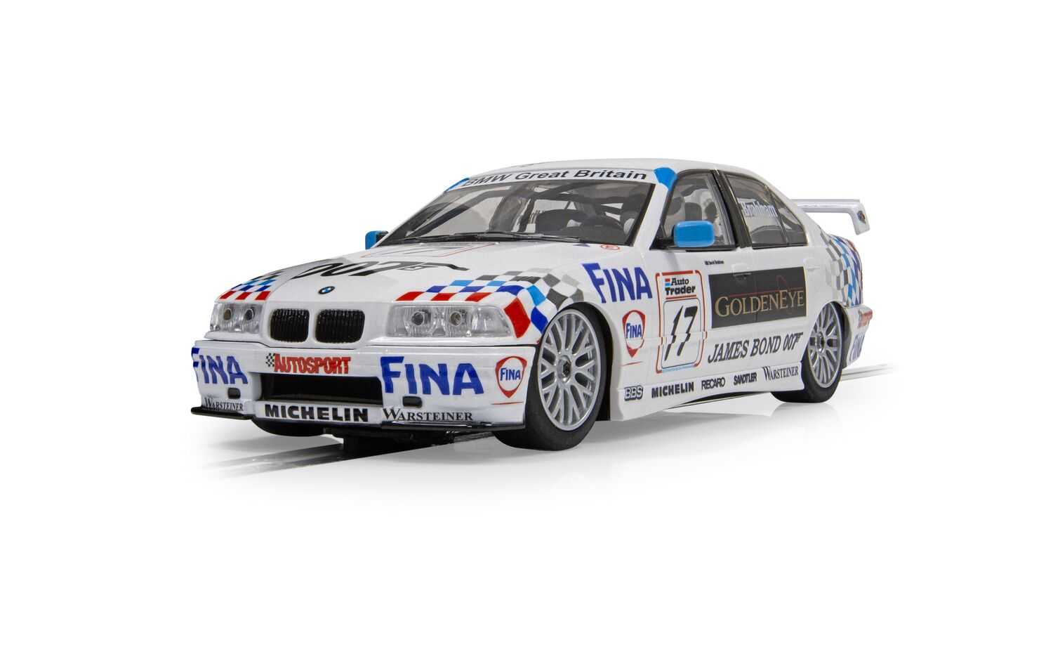 Autíčko Touring SCALEXTRIC C4574 - BMW E36 320i - BTCC 1995 - David Brabham (1:32)