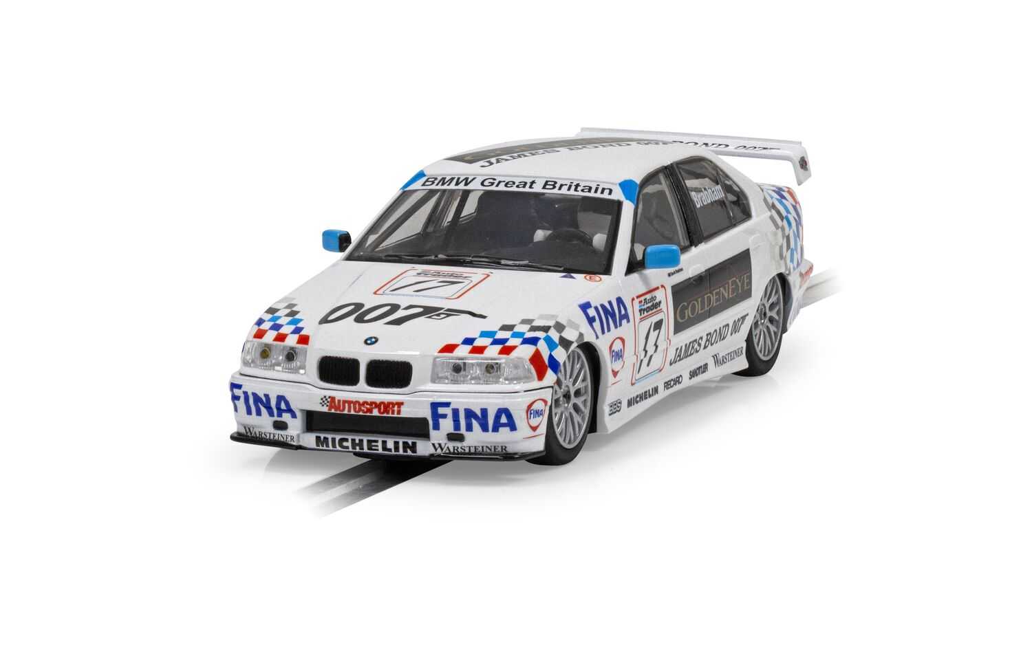 Autíčko Touring SCALEXTRIC C4574 - BMW E36 320i - BTCC 1995 - David Brabham (1:32)