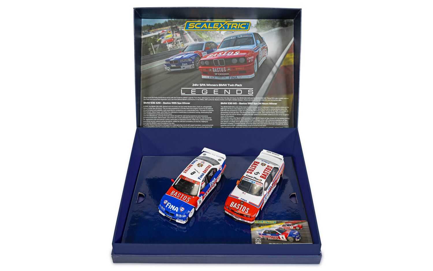 Autíčko Touring SCALEXTRIC C4587A - Spa 24H Winners BMW Twin Pack (1:32)