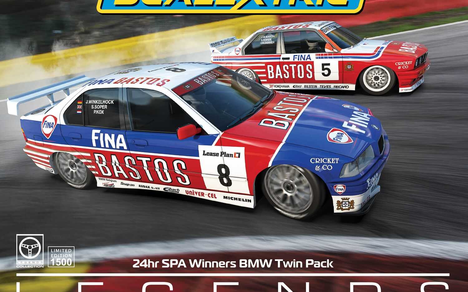 Autíčko Touring SCALEXTRIC C4587A - Spa 24H Winners BMW Twin Pack (1:32)