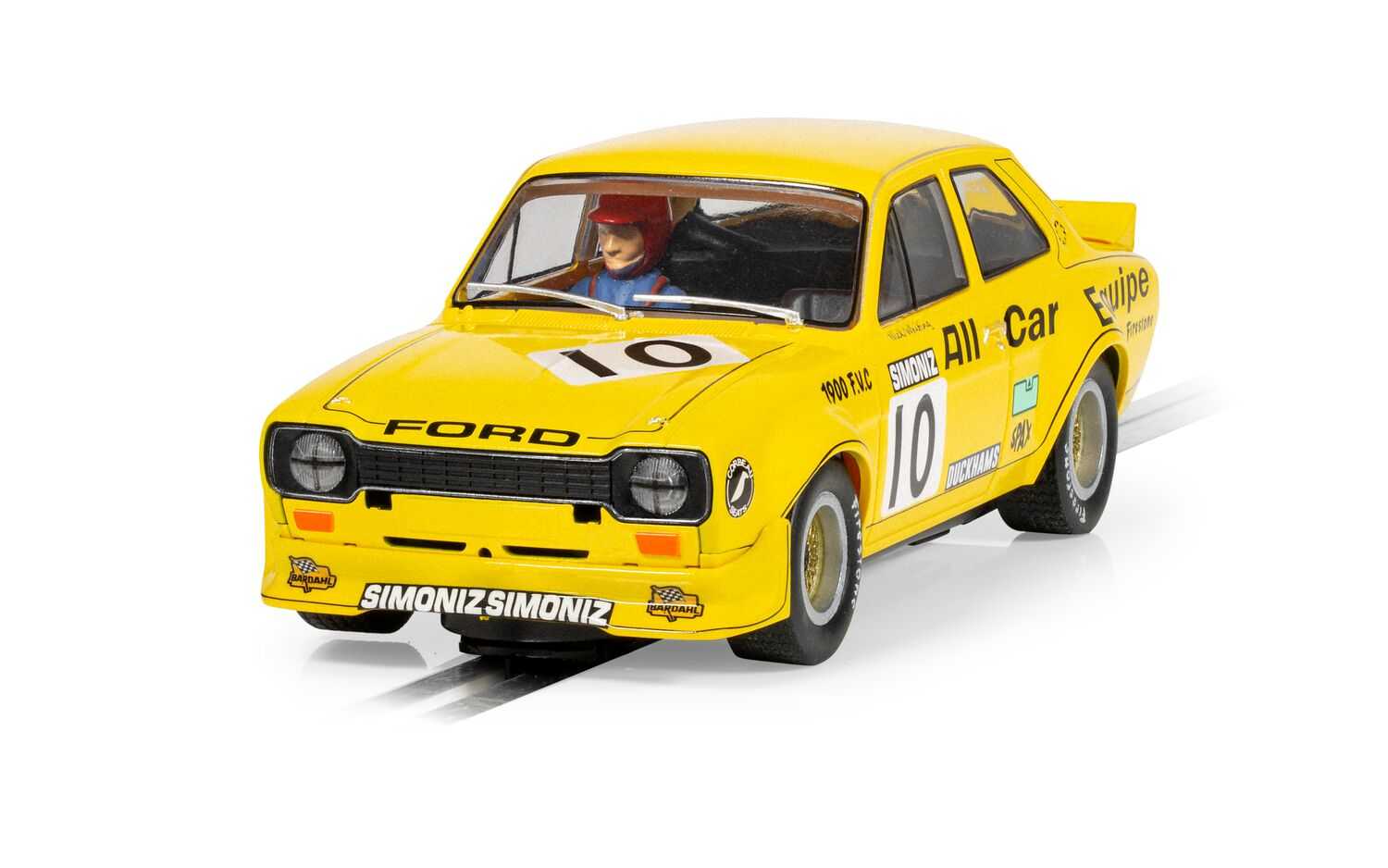 Autíčko Touring SCALEXTRIC C4590 - Ford Escort MK1 - All Car Equipe - Nick Whiting (1:32)