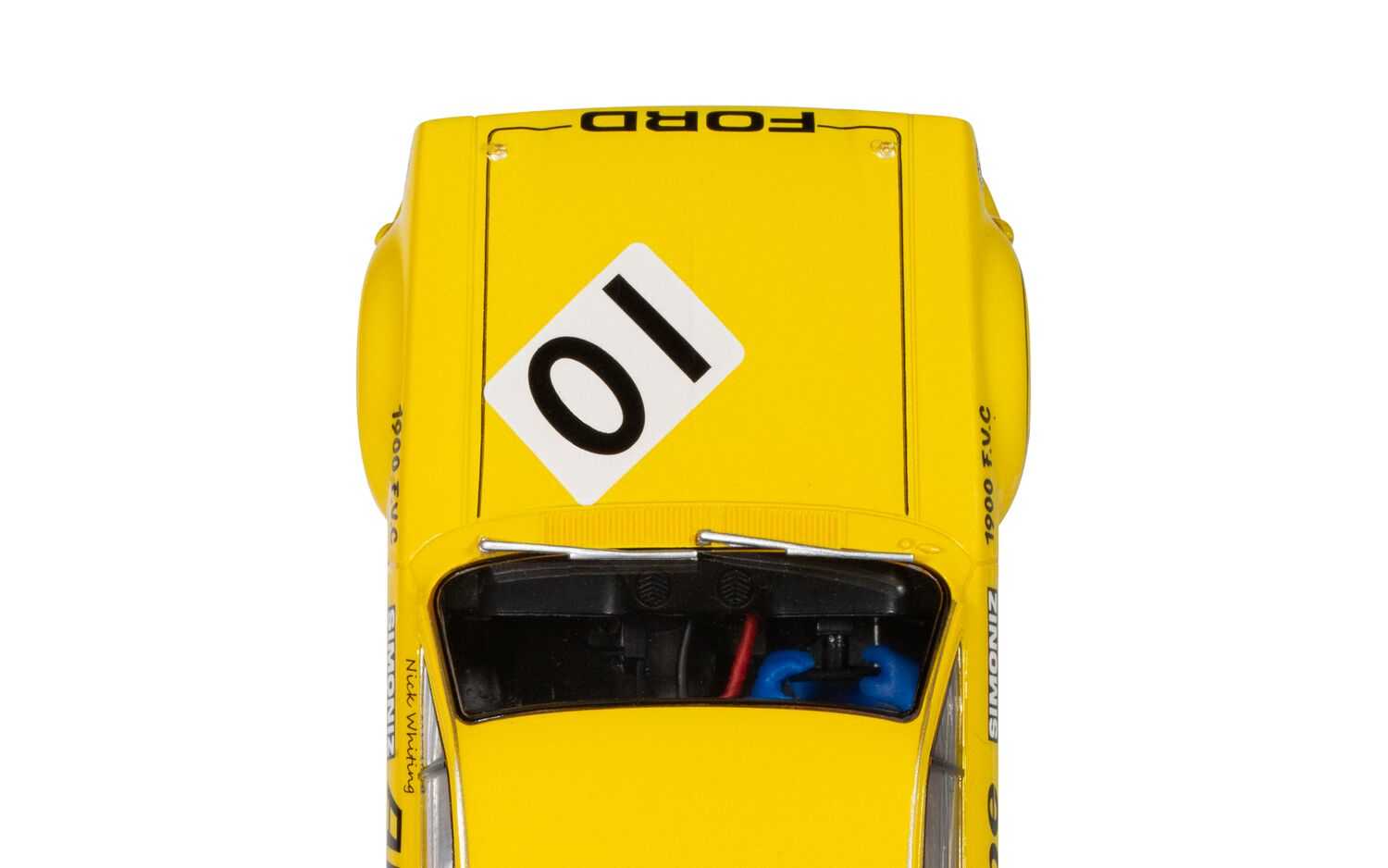 Autíčko Touring SCALEXTRIC C4590 - Ford Escort MK1 - All Car Equipe - Nick Whiting (1:32)