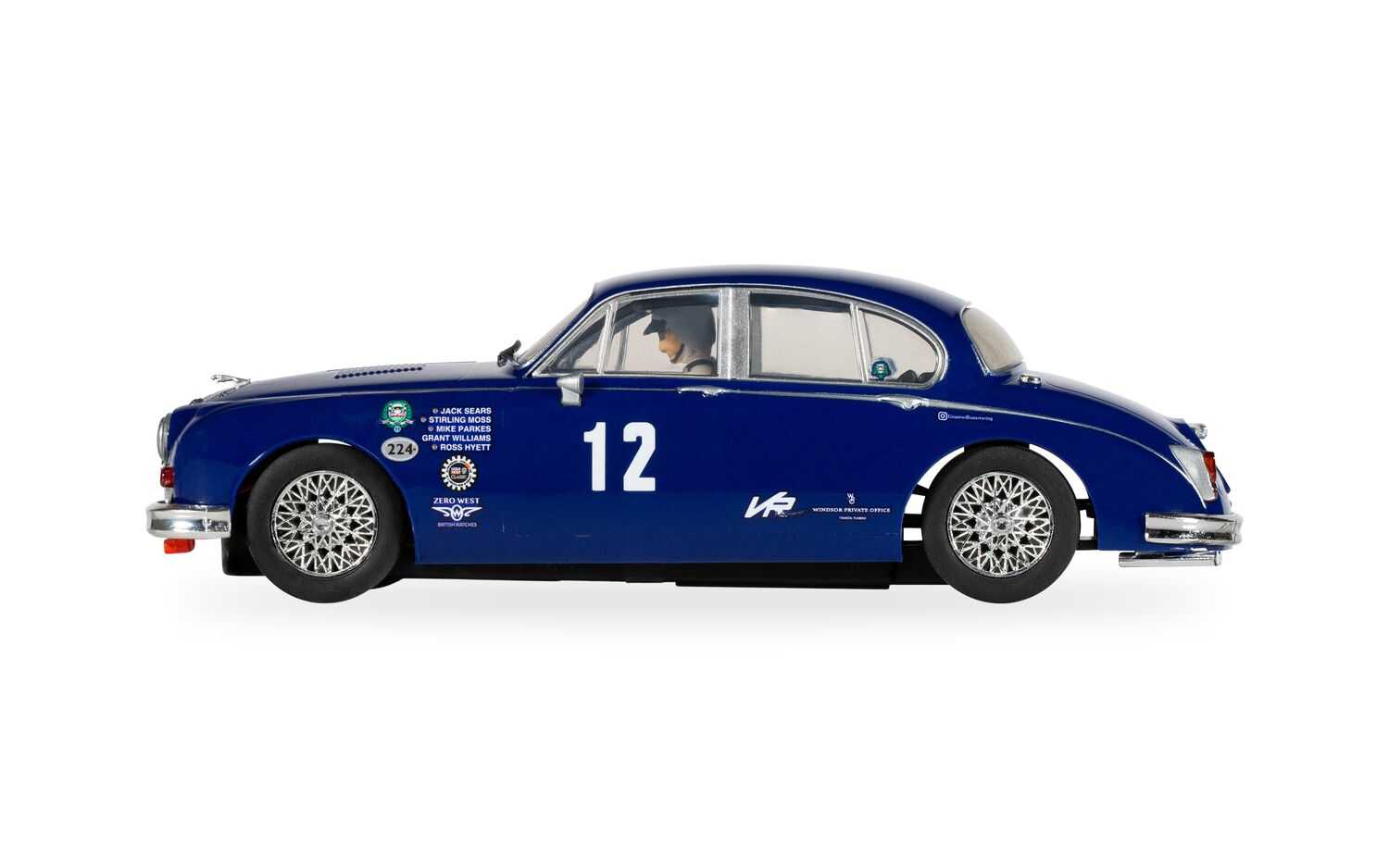Autíčko Touring SCALEXTRIC C4596 - Jaguar MK2 - Grant Williams Racing (1:32)