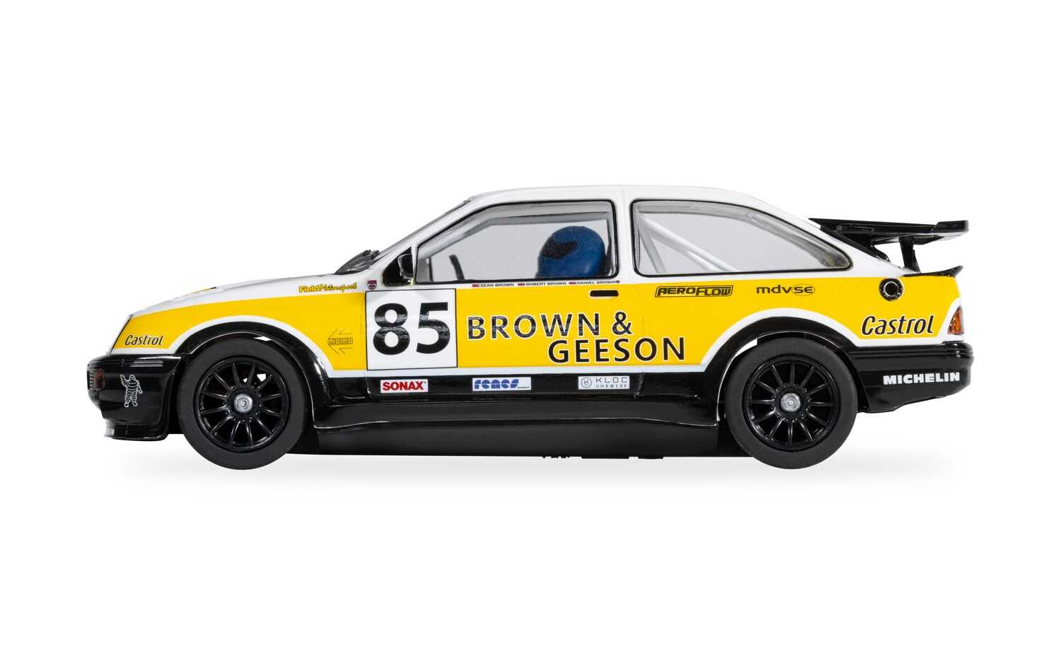Autíčko Touring SCALEXTRIC C4628 - Ford Sierra RS500 - YTCC Dan Brown 2024 (1:32)
