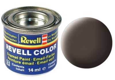 Barva Revell emailová č. 84 – matná koženě hnědá (14 ml)